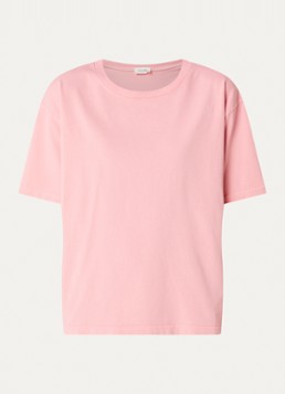 American Vintage Dames Fizvalley T-shirt met ronde hals in de kleur Roze, maat: S