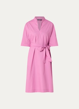 River Woods Dames Maxi tuniekjurk met strikceintuur in de kleur Roze