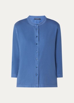 River Woods Dames Blouse met ronde hals in de kleur Indigo