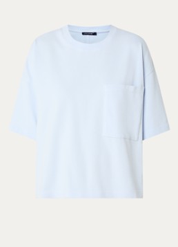 River Woods Dames T-shirt met ronde hals in de kleur Lichtblauw
