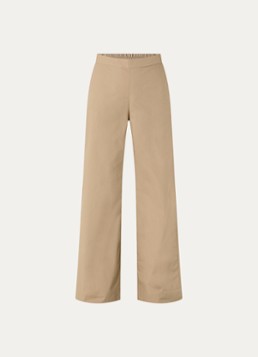 River Woods Dames High waist wide fit pantalon met steekzakken in de kleur Camel