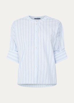 River Woods Dames Blouse met streepprint in de kleur Blauw