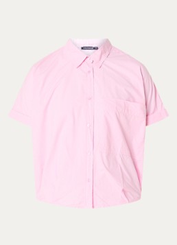 River Woods Dames Blouse met borstzak in de kleur Roze