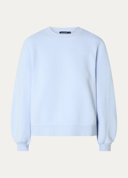 River Woods Dames Sweater met borduring in de kleur Lichtblauw