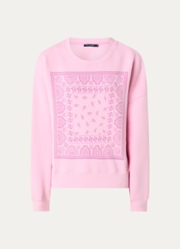 River Woods Dames Sweater met paisley dessin in de kleur Roze