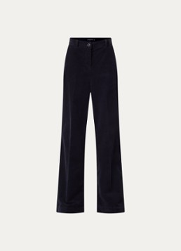 River Woods Dames High waist flared fit pantalon met stretch in de kleur Blauw