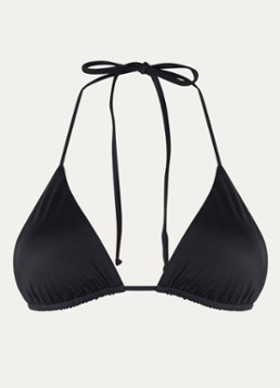 Aya Label Dames The Iris triangel bikinitop met uitneembare vulling in de kleur Zwart, maat: S