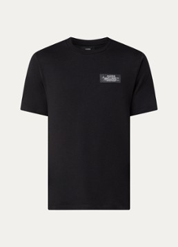 AMIRI Heren Spirit T-shirt met logo- en backprint in de kleur Zwart, maat: S