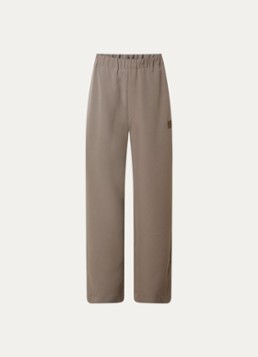 AMIRI Heren Straight fit trackpants met steekzakken en logo in de kleur Donkerbeige, maat: L