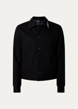 AMIRI Heren Jack met logo in de kleur Zwart, maat: 48