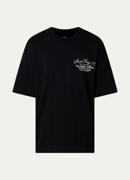 AMIRI Heren Dreamers Chain T-shirt met logo- en backprint in de kleur Zwart, maat: S