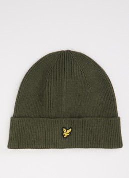 Lyle & Scott Meisjes Fijngebreide muts met logo