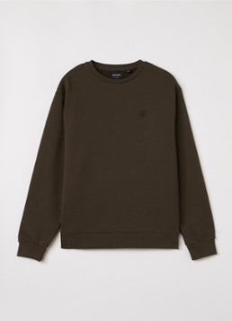 Lyle & Scott Jongens Sweater met logo in de kleur Donkerbruin, maat: 14J-15J=164