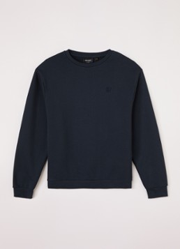 Lyle & Scott Jongens Sweater met logo in de kleur Donkerblauw, maat: 14J-15J=164