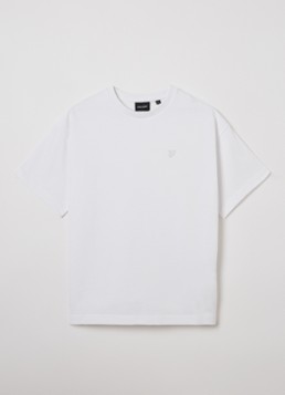 Lyle & Scott Jongens T-shirt met logoborduring in de kleur Wit, maat: 14-15J=164