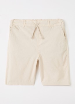 Lyle & Scott Jongens Straight fit korte broek in de kleur Beige, maat: 7-8J=128