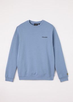 Lyle & Scott Jongens Sweater met logo in de kleur Blauw, maat: 3J-4J=104
