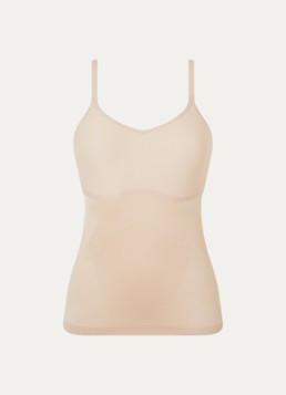 SPANX Dames Thinstincts corrigerende naadloze tanktop in de kleur Donkerbeige, maat: S