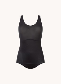 SPANX Dames Invisible naadloze corrigerende body in de kleur Zwart, maat: L