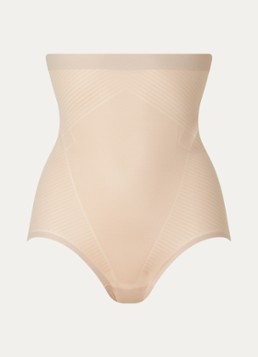 SPANX Dames Invisible high waisted corrigerende slip in de kleur Beige, maat: S
