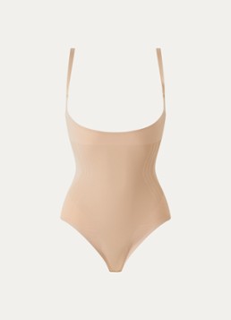 SPANX Dames Gofigure corrigerende body in de kleur Beige, maat: XXL