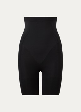 SPANX Dames Configure high waisted corrigerende short in de kleur Zwart, maat: XXL