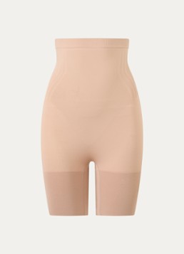 SPANX Dames Configure high waisted corrigerende short in de kleur Beige, maat: L