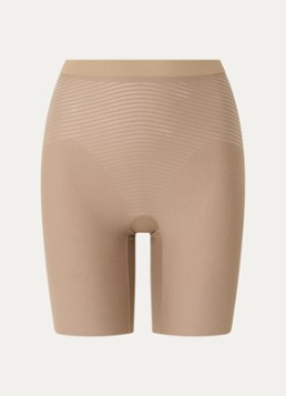 SPANX Dames High waist skinny fit trainingslegging in de kleur Lichtbruin, maat: XXL