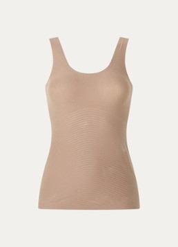 SPANX Dames Tanktop met structuur in de kleur Lichtbruin, maat: M