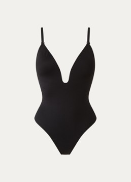 SPANX Dames Corrigerende body met voorgevormde cups in de kleur Zwart, maat: M