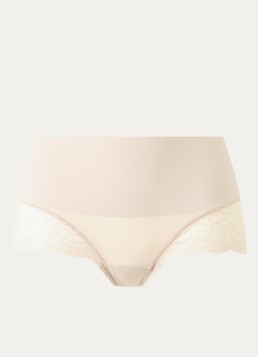 SPANX Dames SPANXsupersmooth® Undie-tectable® corrigerende hipster met kant in de kleur Beige, maat: M