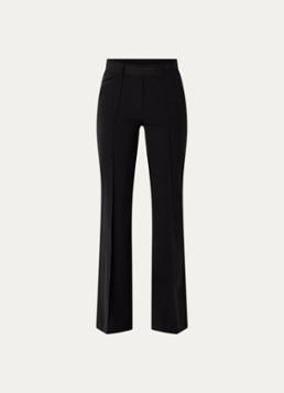 Gardeur Dames Mid waist flared fit pantalon met steekzakken in de kleur Zwart