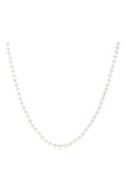Tiffany & Co. Dames Parelketting van 18 karaat witgoud met Akoya parel 63975 in de kleur