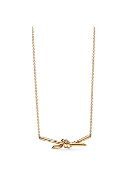 Tiffany & Co. Dames Ketting van 18 karaat geelgoud met hanger 75630 in de kleur