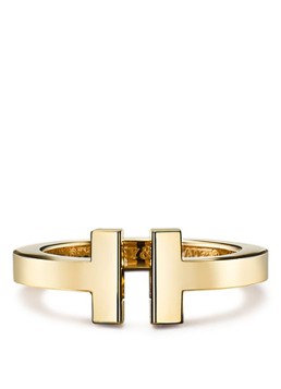 Tiffany & Co. Dames Square ring van 18 karaat geelgoud 69841 in de kleur