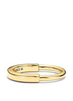 Tiffany & Co. Dames Tiffany Lock ring van 18 karaat geelgoud 77309 in de kleur