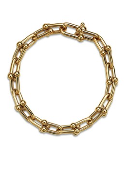 Tiffany & Co. Dames Tiffany HardWear schakelarmband van 18 karaat geelgoud 76343 in de kleur