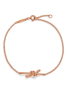 Tiffany & Co. Dames Tiffany Knot armband van 18 karaat roségoud 85498 in de kleur