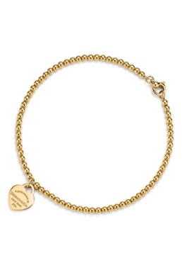 Tiffany & Co. Dames Return to Tiffany™ Mini Heart Tag armband van 18 karaat geelgoud 84382 in de kleur