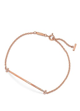 Tiffany & Co. Dames Tiffany T Smile armband van 18 karaat roségoud met diamant 85433 in de kleur