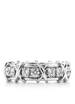 Tiffany & Co. Dames 16 Stone ring met diamant 28954 in de kleur