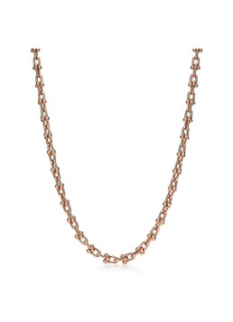 Tiffany & Co. Dames Tiffany HardWear ketting van 18 karaat roségoud 81773 in de kleur