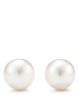 Tiffany & Co. Dames Ziegfeld Collection oorknopjes van sterling zilver met parel 68350 in de kleur