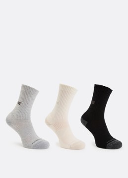 New Balance Heren Active Premium Crew sportsokken in 3-pack in de kleur Ivoor, maat: S