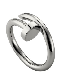 Cartier Heren Juste un Clou ring van 18 karaat witgoud B4099200 in de kleur Witgoud