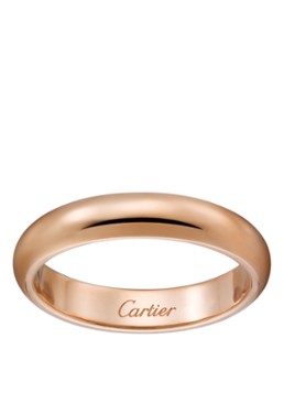 Cartier Dames 1895 trouwring van 18 karaat roségoud CRB40966 in de kleur Roségoud