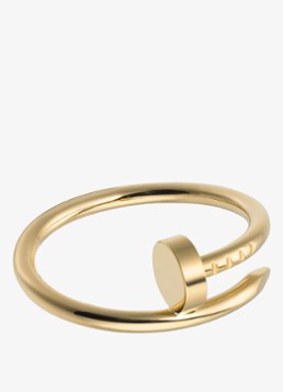 Cartier Heren Juste un Clou ring, small model van 18 karaat geelgoud CRB42259 in de kleur Geelgoud