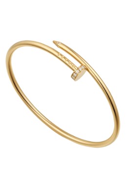 Cartier Dames Juste un Clou Small armband van 18k geelgoud met diamanten CRB6066100 in de kleur Geelgoud