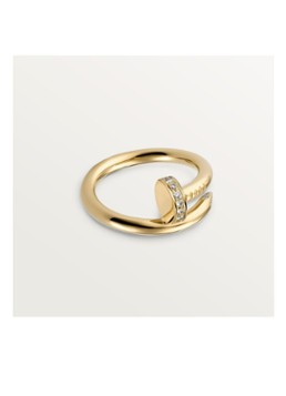 Cartier Dames Juste un Clou ring van 18 karaat geelgoud met 22 briljant geslepen diamanten CRB4216900 in de kleur Geelgoud