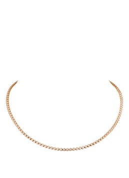 Cartier Dames C de Cartier ketting van 18 karaat roségoud met 133 diamanten CRN7413000 in de kleur Roségoud